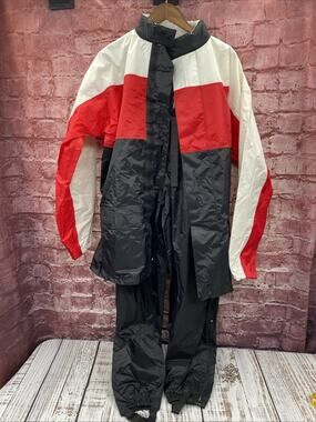 FIELDSHEER Rain Guard Armored Motorcycle Jacket and Pants Size M #85377
